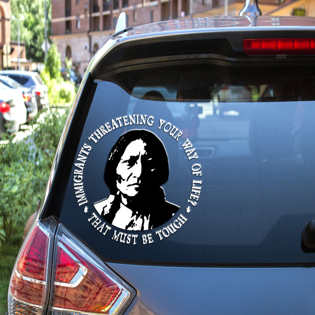 Native American Car Sticker For The Lover