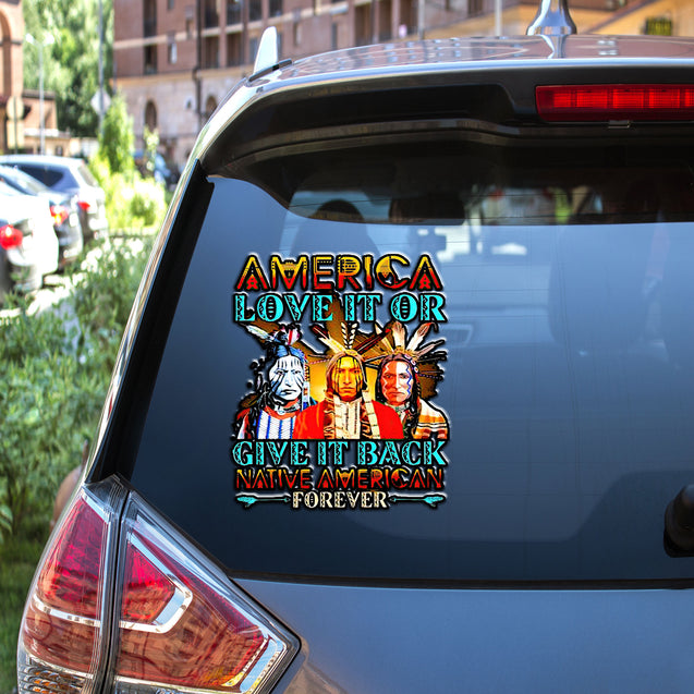 Native American Car Sticker For The Lover