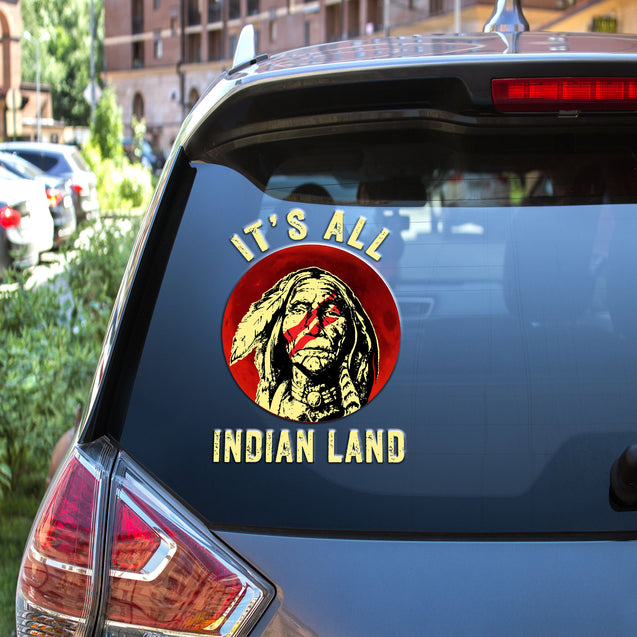 Native American Car Sticker For The Lover