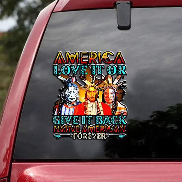 Native American Car Sticker For The Lover