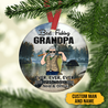 Customized Best Fishing Grandpa Ever Just Ask Ornament, Christmas Gifts Home Decor Gift For Fishing Lover