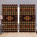 Native American Pattern 3D All Over Printed Window Curtains
