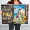 Know Jesus Know Peace 3D Landscape Canvas Poster Wall Art