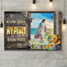 Know Jesus Know Peace 3D Landscape Canvas Poster Wall Art