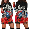 Customize Name Sol Taino Puerto Rico Hoodie Dress MH23022103