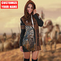 Customized Name Native American 3D All Over Printed Shirts for Women