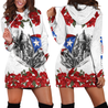 Maga Flower Puerto Rico Hoodie Dress MH24022104