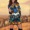 Native American 3D All Over Printed Hoodie Dress