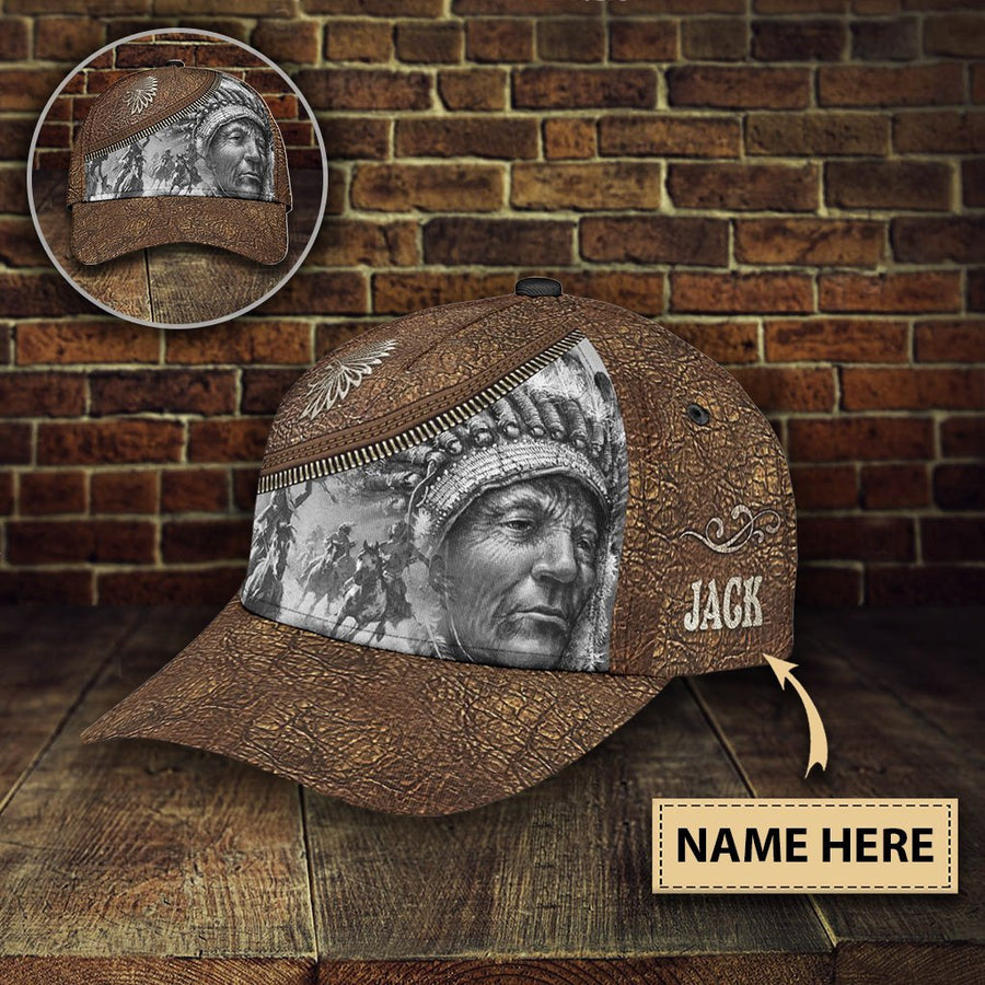 Personalized Name Native American Classic Cap