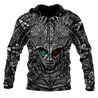 Aztec Warrior 3D All Over Printed Unisex Hoodie