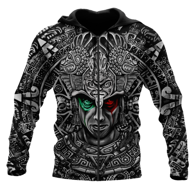 Aztec Warrior 3D All Over Printed Shirts For Men And Women