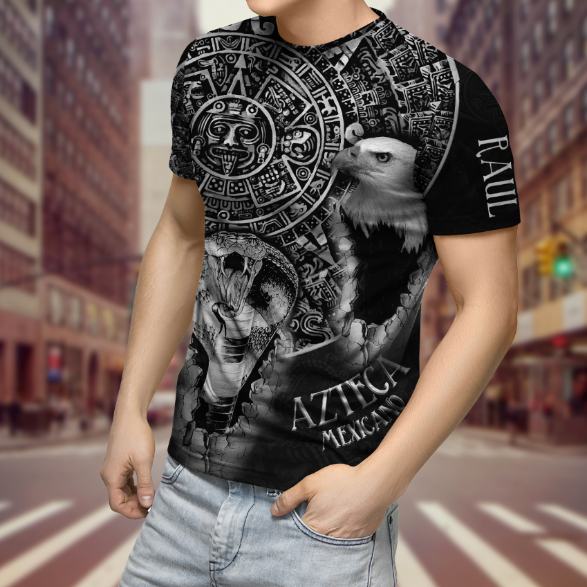 Aztec Mexican Customize 3D All Over Printed Shirt