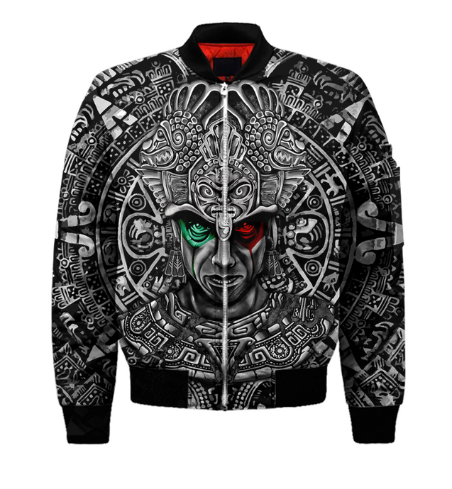 Aztec Warrior 3D All Over Printed Unisex Hoodie