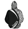 Samoa Polynesian Hoodie - Circle Style White Color - AH - J1-ALL OVER PRINT HOODIES (P)-Phaethon-Zip Hoodie-S-Vibe Cosy™