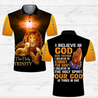 Jesus-I Believe In God Persionalized 3D All Over Printed Shirts