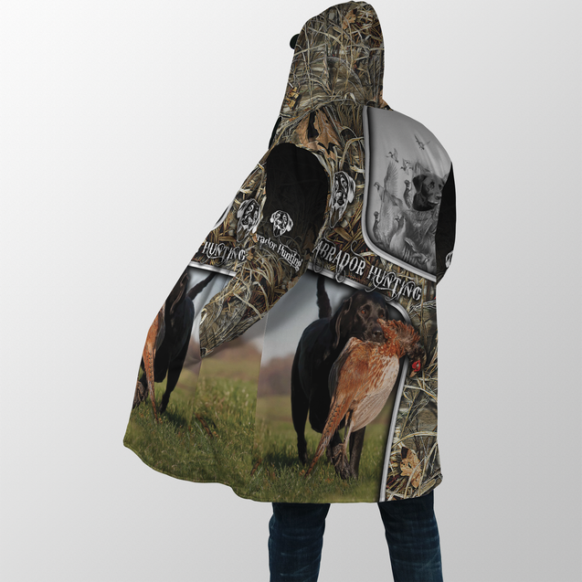 Labrador Hunting 3D Over Printed Unisex Deluxe Hoodie ML