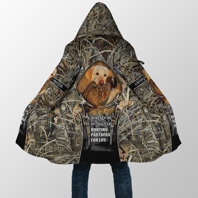 Hunting Labrador 3D Over Printed Unisex Deluxe Hoodie ML