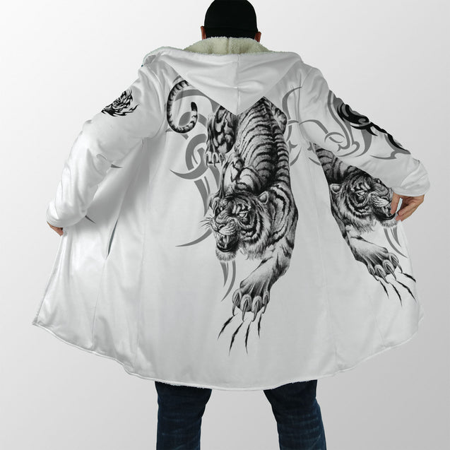 White Tiger Tattoo 3D All Over Printed  Unisex Shirts