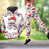 Christmas Skulls Combo Hoodie And Legging Outfit For Women Pi12092001
