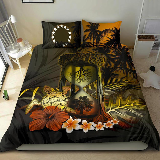 Cook Islands Tree Of Life Hourglass Bedding Set-Bedding Set-Huyencass-Twin-Vibe Cosy™