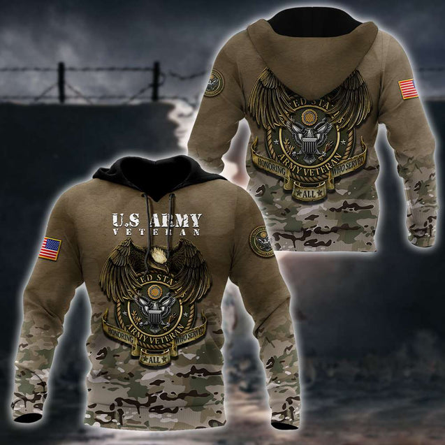 United States Army 3D All Over Printed Unisex Shirts