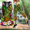 Amazing Polynesian Pineapple Hawaiian Style Deluxe Legging & Tank Top ML