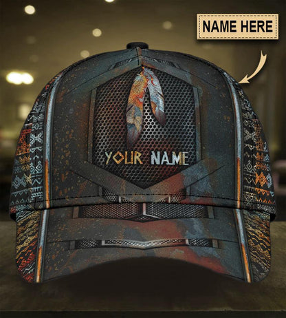Personalized Name Native American Classic Cap