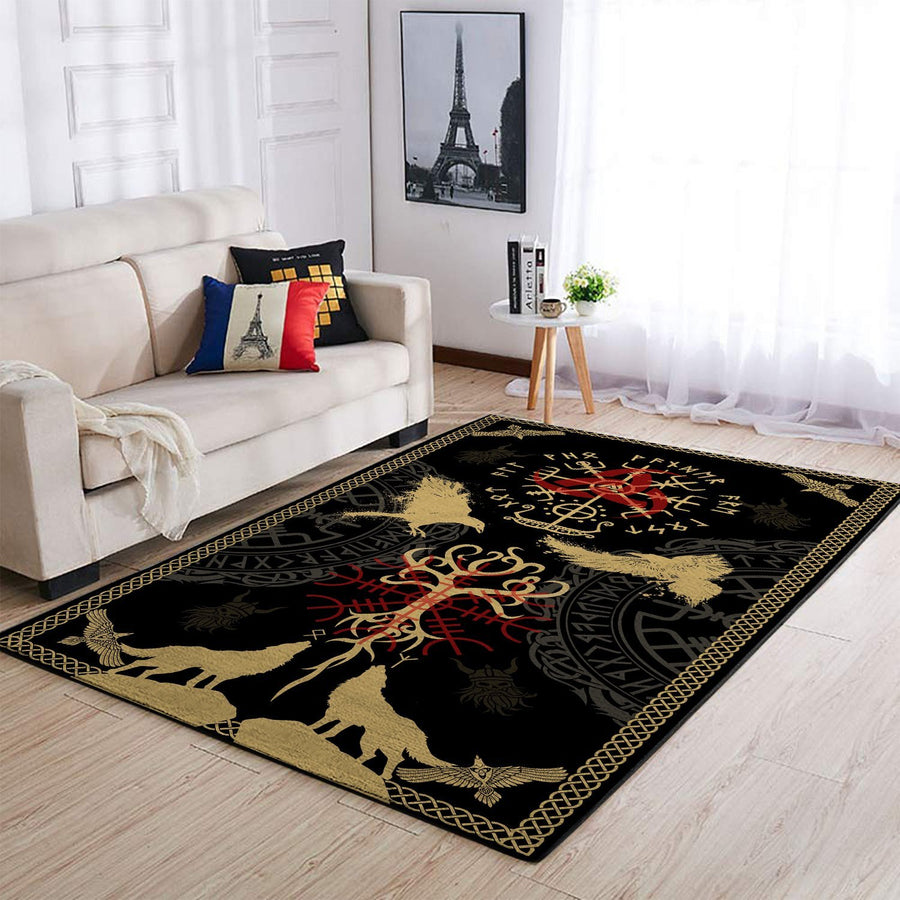 Viking 3D All Over Printed Rug