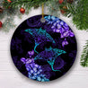 Beautiful Ray Hibiscus Hawaii Christmas Ornaments