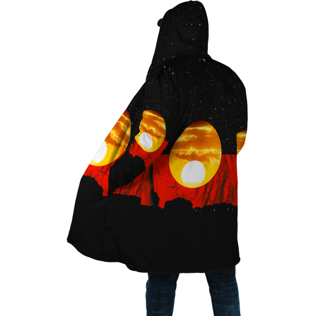 Australia Koori Kangaroo Aboriginal Flag™ Cloak For Men And Women