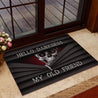 Hello Darkness Happy Halloween Door Mat