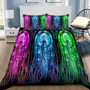 Jellyfish Mermaid Dream Bedding Set by SUN DQB07132010-Quilt-SUN-King-Vibe Cosy™