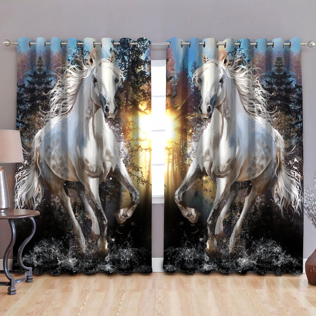 Horse Window Curtains DQB08102002-LZ