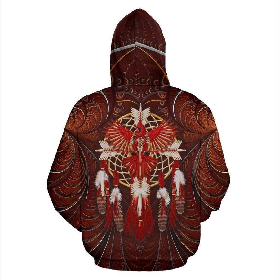 DREAMCATCHER EAGLE NATIVE All Over Hoodie HC1803-Apparel-Huyencass-Hoodie-S-Vibe Cosy™