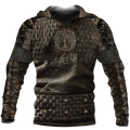 Irish Armor Knight Warrior Chainmail 3D All Over Printed Shirts For Men and Women AM020304-Apparel-TT-Hoodie-S-Vibe Cosy™