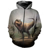 3D All Over Printed Dinosaur Clothes-3D All Over Printed Clothes-HP Arts-Zipped Hoodie-XS-Vibe Cosy™