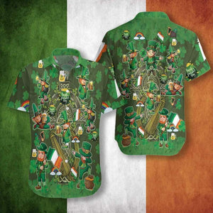 Irish Saint Patrick's Day 3D All Over Printed Hawaii Shirt