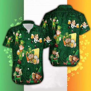 Irish Saint Patrick's Day 3D All Over Printed Hawaii Shirt