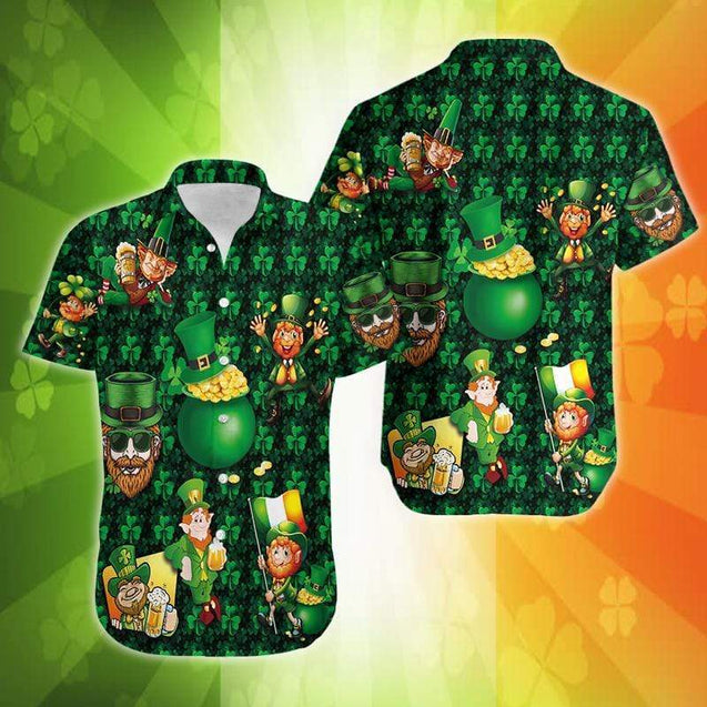 Irish Saint Patrick's Day 3D All Over Printed Hawaii Shirt