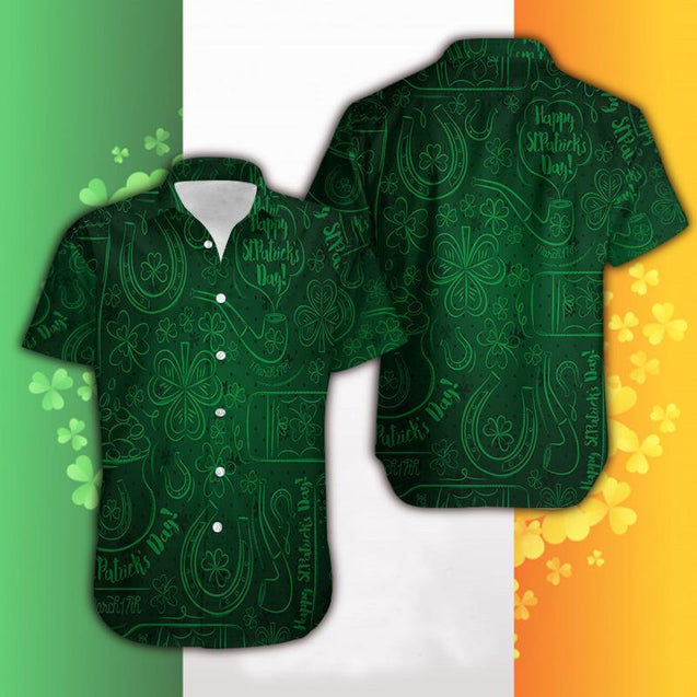 Irish Saint Patrick's Day 3D All Over Printed Hawaii Shirt