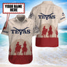 Customized Name Texas All Over Printed Unisex Shirts