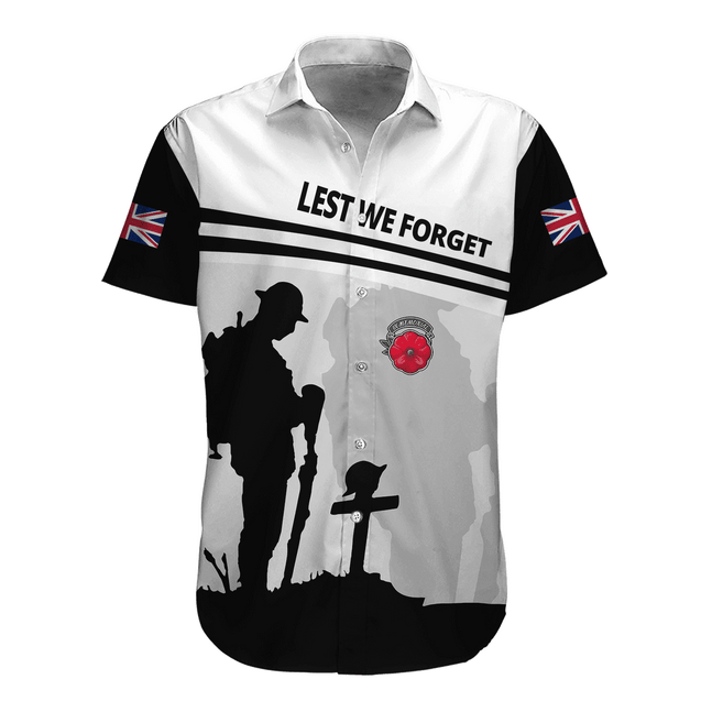 Lest we forget old man UK veteran 3D printed shirts