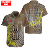 Custom name Anzac day The ode remembrance Soldier 3D printed summer shirts