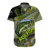 Bass fishing on skin 3D print fishing shirt for men and women