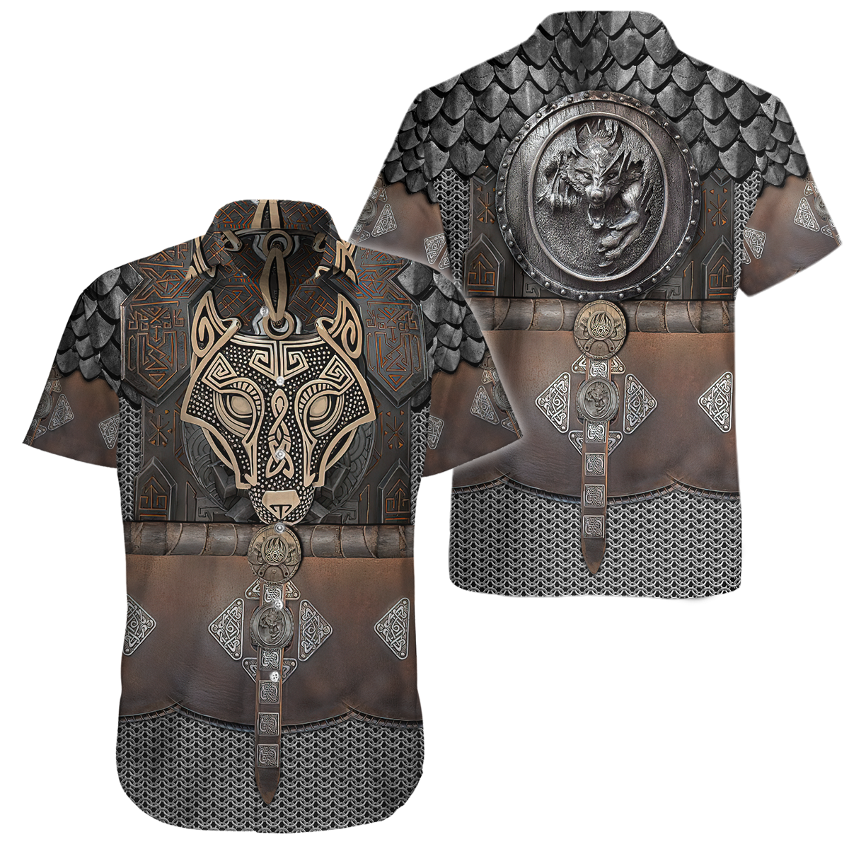 Viking Armor 3D All Over Printed Unisex Shirts