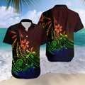 Amazing Polynesian Frangipani And Tattoo Hawaii Shirt