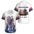 Firefighter 911 Patriot Day 3D All Over Printed Unisex Shirts