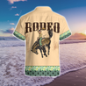 Personalized Name Rodeo Tropical Hawaii Shirt Cactus Pattern