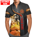 Customize Name Firefighter 3D All Over Printed Unisex Shirts