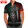 Customized Name Aztec Mexican 3D All Over Printed Unisex Shirts